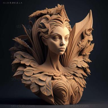 3D модель Каребарелла альваренгаи (STL)